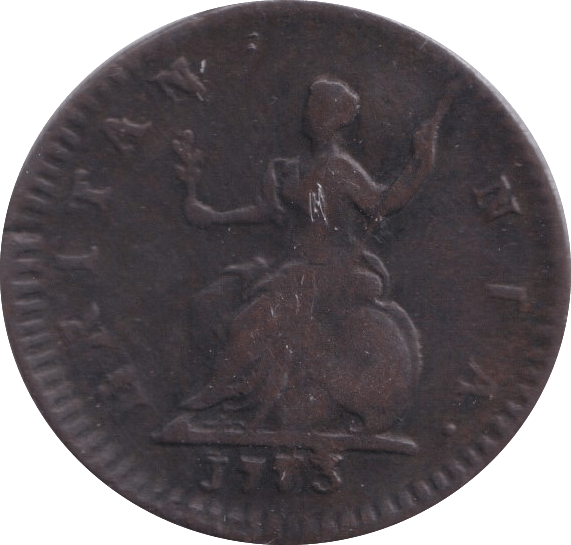 1773 FARTHING ( GF ) - Farthing - Cambridgeshire Coins