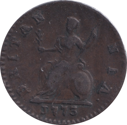 1773 FARTHING ( VF ) - Farthing - Cambridgeshire Coins