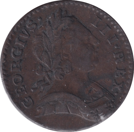 1773 FARTHING ( VF ) - Farthing - Cambridgeshire Coins