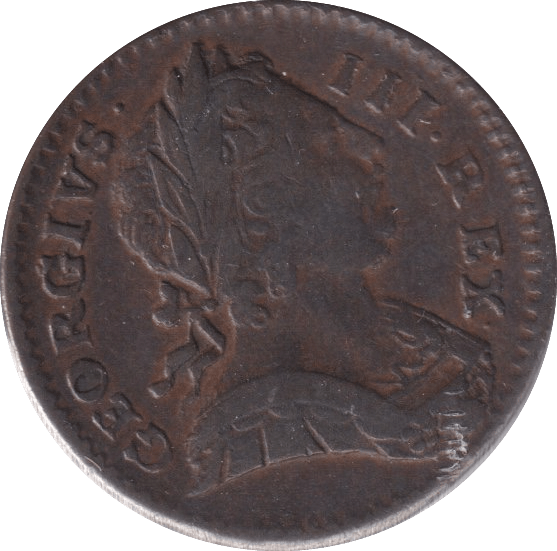 1773 FARTHING ( VF ) - Farthing - Cambridgeshire Coins