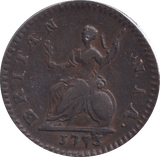 1773 FARTHING ( VF ) - Farthing - Cambridgeshire Coins