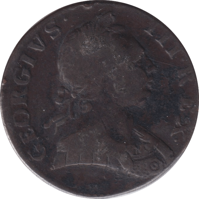 1773 HALFPENNY ( FINE ) - Halfpenny - Cambridgeshire Coins