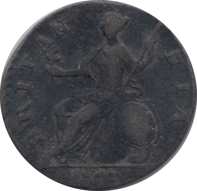 1773 HALFPENNY ( NF ) 8 - HALFPENNY - Cambridgeshire Coins