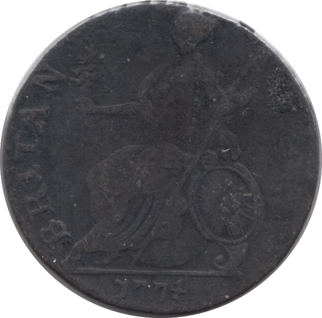 1774 HALFPENNY ( FAIR ) 6 - HALFPENNY - Cambridgeshire Coins