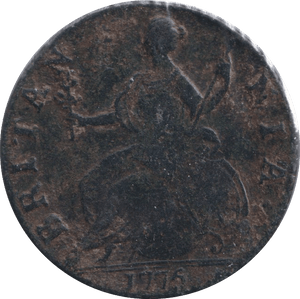 1774 HALFPENNY ( FINE ) - Halfpenny - Cambridgeshire Coins