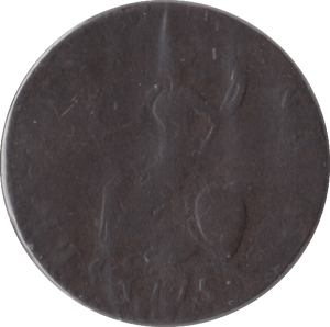 1775 FARTHING ( FINE ) - Farthing - Cambridgeshire Coins