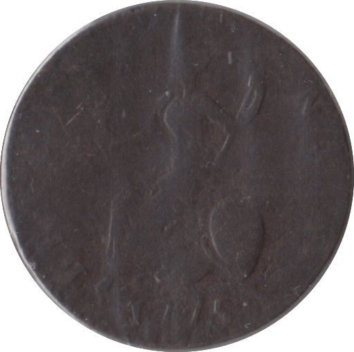 1775 FARTHING ( FINE ) - Farthing - Cambridgeshire Coins