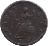 1775 FARTHING ( GVF ) - Farthing - Cambridgeshire Coins