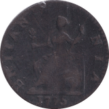 1775 FARTHING ( NF ) - Farthing - Cambridgeshire Coins