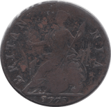 1775 HALFPENNY ( FAIR ) 8 - HALFPENNY - Cambridgeshire Coins