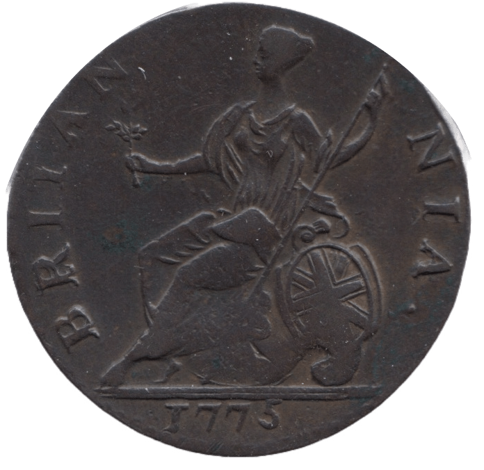 1775 HALFPENNY ( GVF ) - Farthing - Cambridgeshire Coins