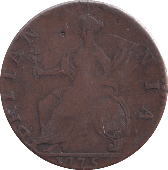 1775 HALFPENNY ( NF ) - Halfpenny - Cambridgeshire Coins