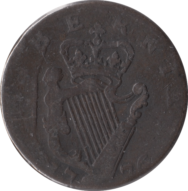 1776 IRELAND HALFPENNY - WORLD COINS - Cambridgeshire Coins