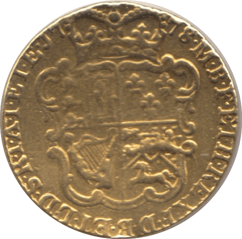 1778 GOLD HALF GUINEA ( GVF ) GOLD GEORGE III - Guineas - Cambridgeshire Coins