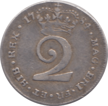 1784 MAUNDY TWO PENCE ( VF ) 2 - Maundy Coins - Cambridgeshire Coins