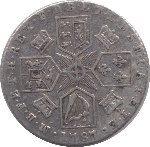 1787 SIXPENCE ( GF ) 2 - Sixpence - Cambridgeshire Coins