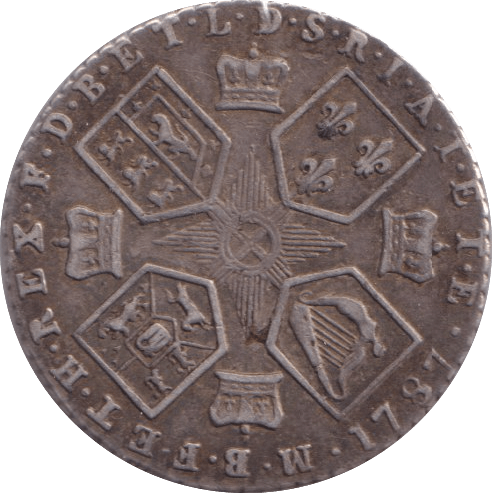 1787 SIXPENCE ( GF ) - Sixpence - Cambridgeshire Coins