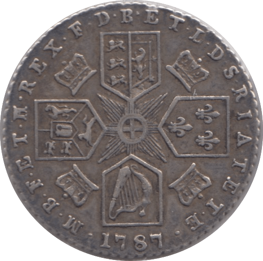 1787 SIXPENCE ( GVF ) 6 - Sixpence - Cambridgeshire Coins