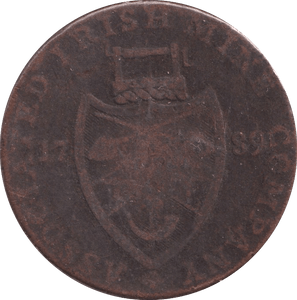 1789 HALFPENNY TOKEN IRISH MINES - WORLD COINS - Cambridgeshire Coins