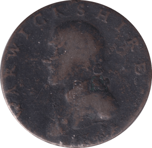 1791 HALFPENNY TOKEN - WORLD COINS - Cambridgeshire Coins