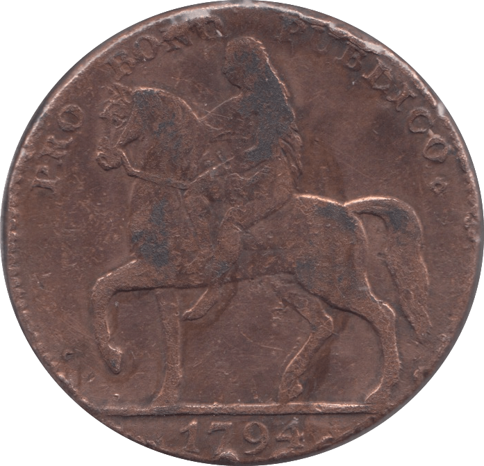 1794 COVENTRY HALFPENNY TOKEN REF 355 - Token - Cambridgeshire Coins