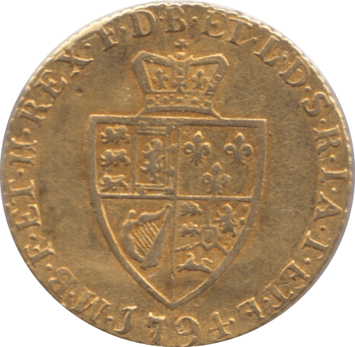 1794 GOLD HALF GUINEA ( VF ) GOLD GEORGE III - Guineas - Cambridgeshire Coins