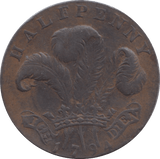 1794 HALFPENNY TOKEN GEORGE PRINCE OF WALES REF 316 - Token - Cambridgeshire Coins