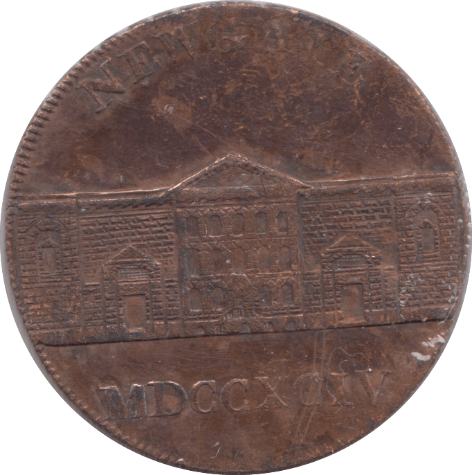 1795 HALFPENNY NEWGATE PRISON TOKEN REF 368 - Token - Cambridgeshire Coins