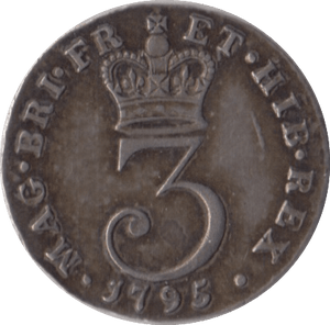 1795 MAUNDY THREEPENCE ( GVF ) - MAUNDY THREEPENCE - Cambridgeshire Coins