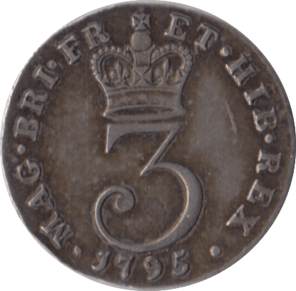 1795 MAUNDY THREEPENCE ( GVF ) - MAUNDY THREEPENCE - Cambridgeshire Coins