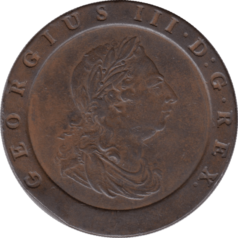 1797 TWOPENCE ( EF ) GEORGE III - Penny - Cambridgeshire Coins