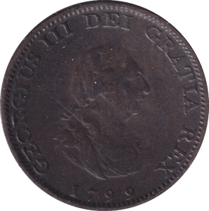 1799 FARTHING ( GF ) - Farthing - Cambridgeshire Coins