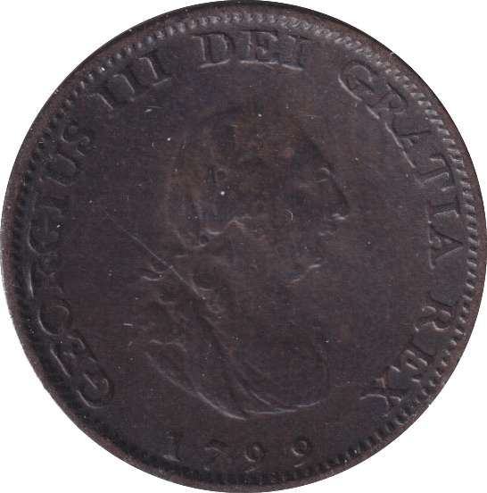 1799 FARTHING ( GF ) - Farthing - Cambridgeshire Coins