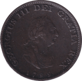 1799 FARTHING ( GVF ) - Farthing - Cambridgeshire Coins