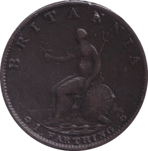 1799 FARTHING ( GVF ) - Farthing - Cambridgeshire Coins