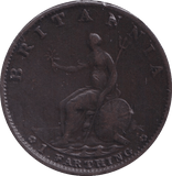 1799 FARTHING ( GVF ) - Farthing - Cambridgeshire Coins