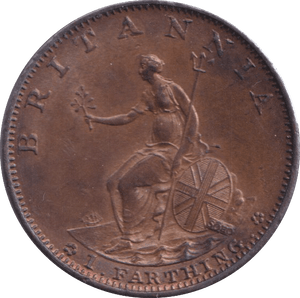 1799 FARTHING ( UNC ) - Farthing - Cambridgeshire Coins