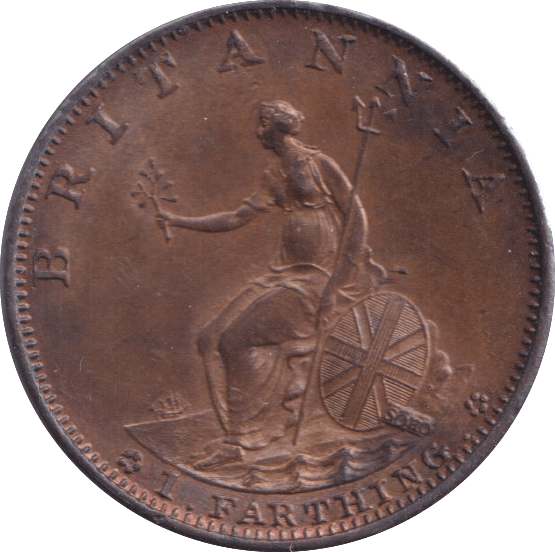 1799 FARTHING ( UNC ) - Farthing - Cambridgeshire Coins