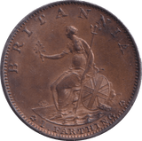 1799 FARTHING ( UNC ) - Farthing - Cambridgeshire Coins