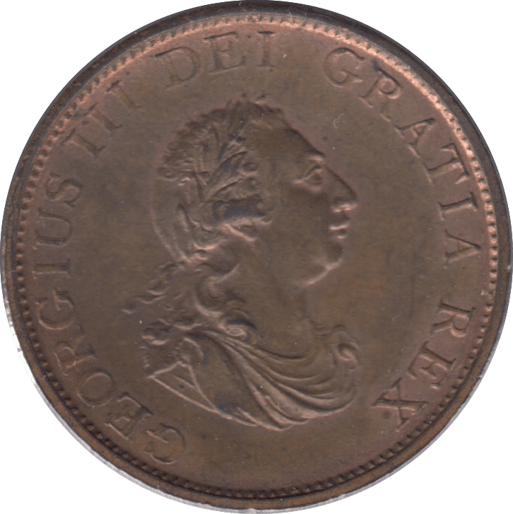 1799 HALFPENNY ( AUNC ) - Halfpenny - Cambridgeshire Coins