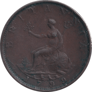 1799 HALFPENNY ( VF ) - Halfpenny - Cambridgeshire Coins