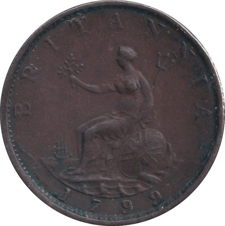 1799 HALFPENNY ( VF ) - Halfpenny - Cambridgeshire Coins