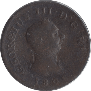 1806 FARTHING ( FINE ) - Farthing - Cambridgeshire Coins