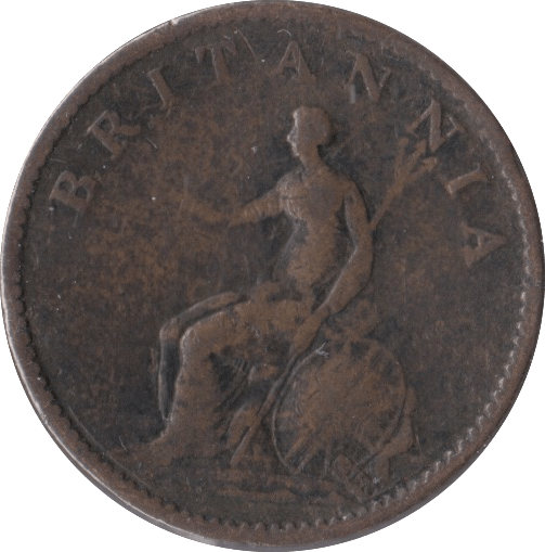 1806 FARTHING ( FINE ) - Farthing - Cambridgeshire Coins