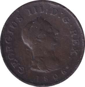 1806 FARTHING ( GF ) - Farthing - Cambridgeshire Coins