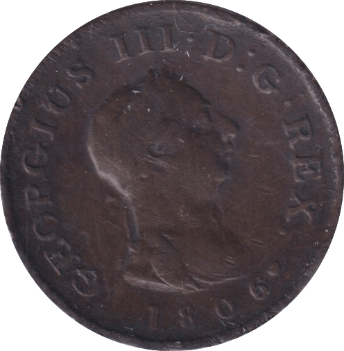 1806 FARTHING ( GF ) - Farthing - Cambridgeshire Coins