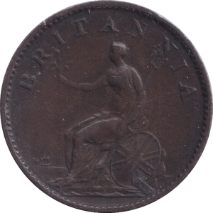 1806 FARTHING ( GVF ) - Farthing - Cambridgeshire Coins