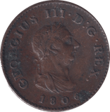 1806 FARTHING ( VF ) - Farthing - Cambridgeshire Coins