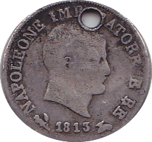 1813 KINGDON OF NAPOLIAN - WORLD COINS - Cambridgeshire Coins