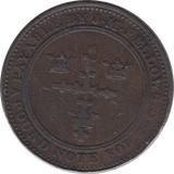 1813 NOTTINGHAM PENNY TOKEN - Token - Cambridgeshire Coins